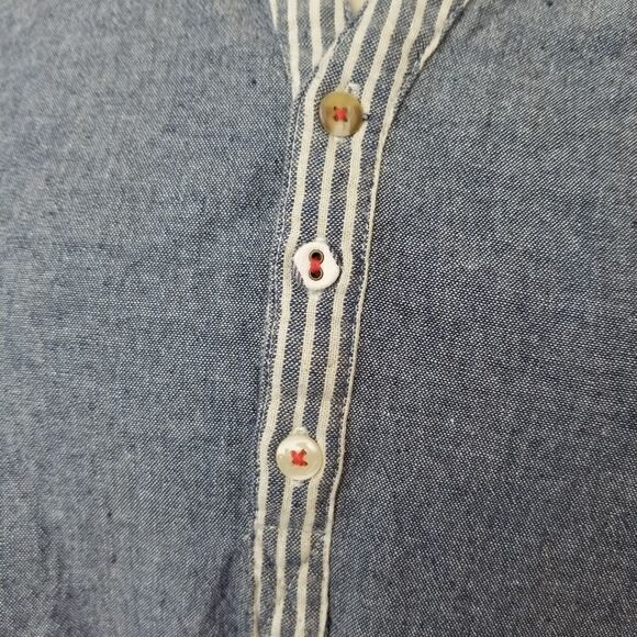 Love tree multi color and texture chambray tunic - Picture 7 of 7